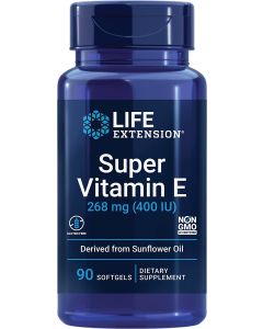 Life Extension Super Vitamin E 400 IU 90 Softgels Whole Body Health - supplemynts.com