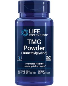 Life Extension TMG Powder Trimethylglycine 500mg 50G Gluten Free