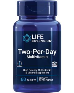 Life Extension Two-Per-Day Multivitamin Tablets Gluten Free Non GMO - supplemynts.com