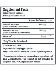Live Conscious CurcuWell Turmeric Boswellia Joint Support 60 Caps - supplemynts.com