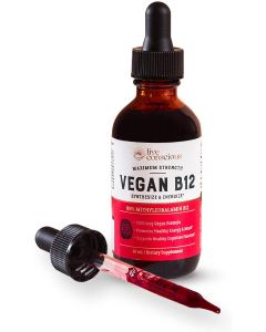 Live Conscious Vegan B12 Dietary Supplement 60ml Liquid Drops