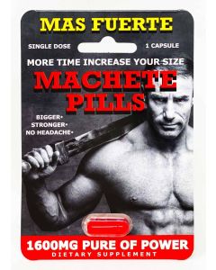 Machete Pills Male Enhancement Red Capsules - supplemynts.com