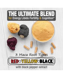 Maju&#039;s Organic Maca Capsules For Men And Women 120 Caps