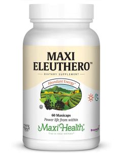 Maxi Eleuthero Energy Support Supplement 60 Gluten Free Caps