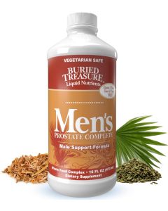 Mens Prostate Complete Support Fromula16 Oz Vegan Buried Treasure - supplemynts.com
