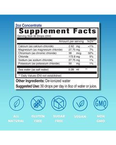 Mineral Blend Liquid Concentrate Electrolytes 2oz Eidon Ionic Minerals - supplemynts.com