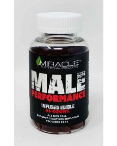 Miracle Gummy Male Performance Infused Edible 45 Count Bottle