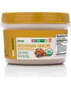 Mushroom Adaptogen Immune Blend 4 Oz Gluten Free BareOrganics