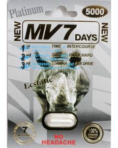 Mv 7 Days Platinum 5000mg Male Sexual Enhancement Pill - supplemynts.com