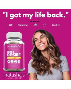 Natasha&#039;s Boss Desire Plant Based Female Energy Booster 10 Caps - supplemynts.com