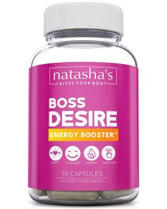 Natasha's Boss Desire Plant Based Female Energy Booster 10 Caps - supplemynts.com