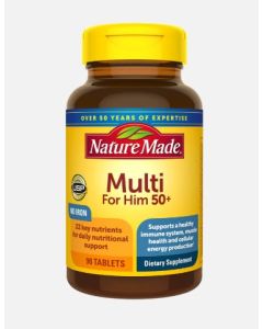 Nature Made Multivitamin For Him 50+ 90 Tablets Nutritional Support - supplemynts.com