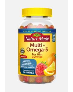 Nature Made Multivitamin Omega 3 For Him Gummies Fruit Flavored - supplemynts.com