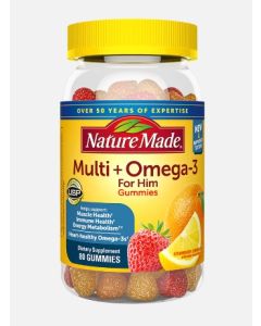 Nature Made Multivitamin Omega 3 For Him Gummies Fruit Flavored - supplemynts.com
