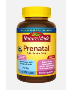 Nature Made Prenatal Multivitamin 200mg DHA Softgels - supplemynts.com