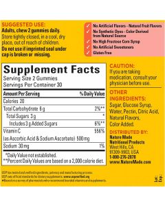 Nature Made Vitamin C Extra Strength 500mg 60 Gummies - supplemynts.com