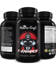 Nature's Craft 60 Capsules T Enhance Male Testosterone Booster - supplemynts.com