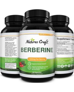 Nature's Craft Berberine Supports Immune System 60 Caps Supplement