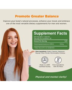 Nature&#039;s Craft Dhea 100mg Max Strength Supplement 60 Caps