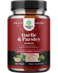Nature's Craft Garlic Parsley Heart Health Support Supplement 60ct
