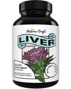 Nature's Craft Liver Support Detox Supplement 60 Caps