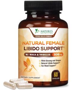 Nature's Nutrition Natural Female Libido Support 60 Caps Maca Tribulus
