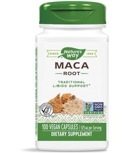 Nature's Way Maca Root Libido Support Supplement 100 Vegan Caps