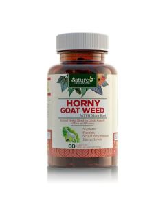 Natures Wellness 60 Capsules Horny Goat Weed Extract Maca Root - supplemynts.com