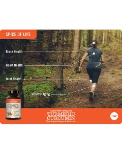 NatureWise Curcumin Turmeric 2250mg BioPerine Organic Ginger 90 Caps - supplemynts.com