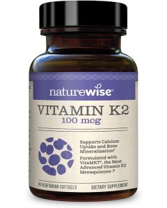 NatureWise Vitamin K2 VitaMK7 100 mcg 90 Softgels - supplemynts.com