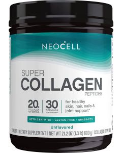Neocell Super Collagen Peptides Powder Supplement 21.2 Ounce