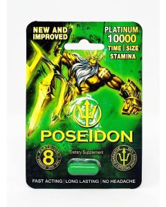 New Improved Poseidon Platinum Green 10000 Sexual Supplement Pill - supplemynts.com
