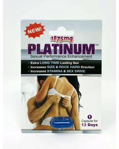 New Platinum 1875mg Pill 13 Days Sexual Performance Enhancer - supplemynts.com