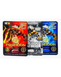 New Poseidon Pack 3 Male Sexual Enhancement Platinum Red Blue Pill - supplemynts.com