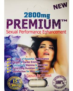 New Premium 2800mg Sexual Performance Enhancement For Men 1 Pill - supplemynts.com