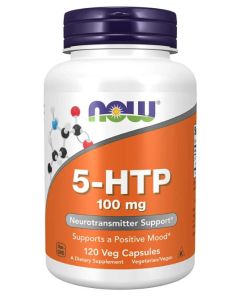 NOW 5 HTP Neurotransmitter Support 120 Veggie Caps