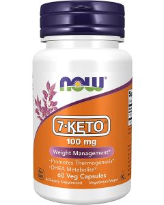 NOW 7 Keto Weight Management Supplement 100mg 60 Veggie Caps
