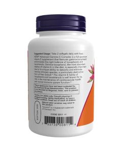 NOW Advanced Gamma E Complex Antioxidant Protection 120 Softgels