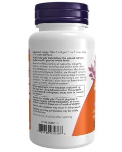 NOW Aloe Vera 10000mg 100 Softgels Digestive Health Support
