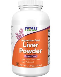 NOW Argentine Beef Liver Powder 12 Oz. Non Defatted Super Food