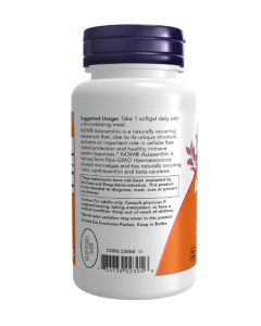 NOW Astaxanthin 4mg 90 Softgels Cellular Protaction Supplement