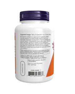 NOW Chondroitin Sulfate 600mg Joint Health Supplement 120 Caps - supplemynts.com