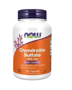 NOW Chondroitin Sulfate 600mg Joint Health Supplement 120 Caps - supplemynts.com