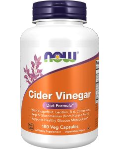 NOW Cider Vinegar Diet Formula 180 Veggie Caps Grapefruit Lecithin