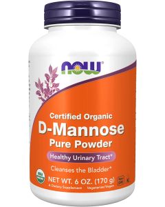 NOW D Mannose Pure Powder Healthy Urinary Tract 6 Oz. Non GMO