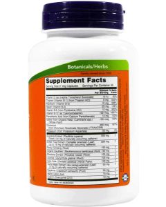 NOW Energy Boost Adrenal Support Supplement 90 Veggie Caps