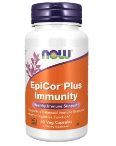 NOW EpiCor Plus Immunity Healthy Immune Support 60 Veggie Caps - supplemynts.com