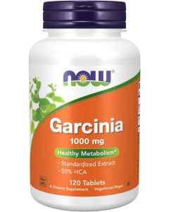 NOW Garcinia Healthy Metabolism Support 1000mg 120 Tablets