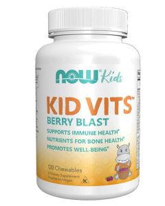 NOW Kid Vits Berry Blast Immune Support 120 Round Shaped Chewables