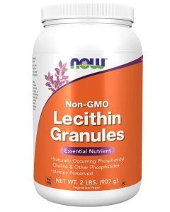 NOW Lecithin Granules Non GMO 2 Lbs Essential Nutrient